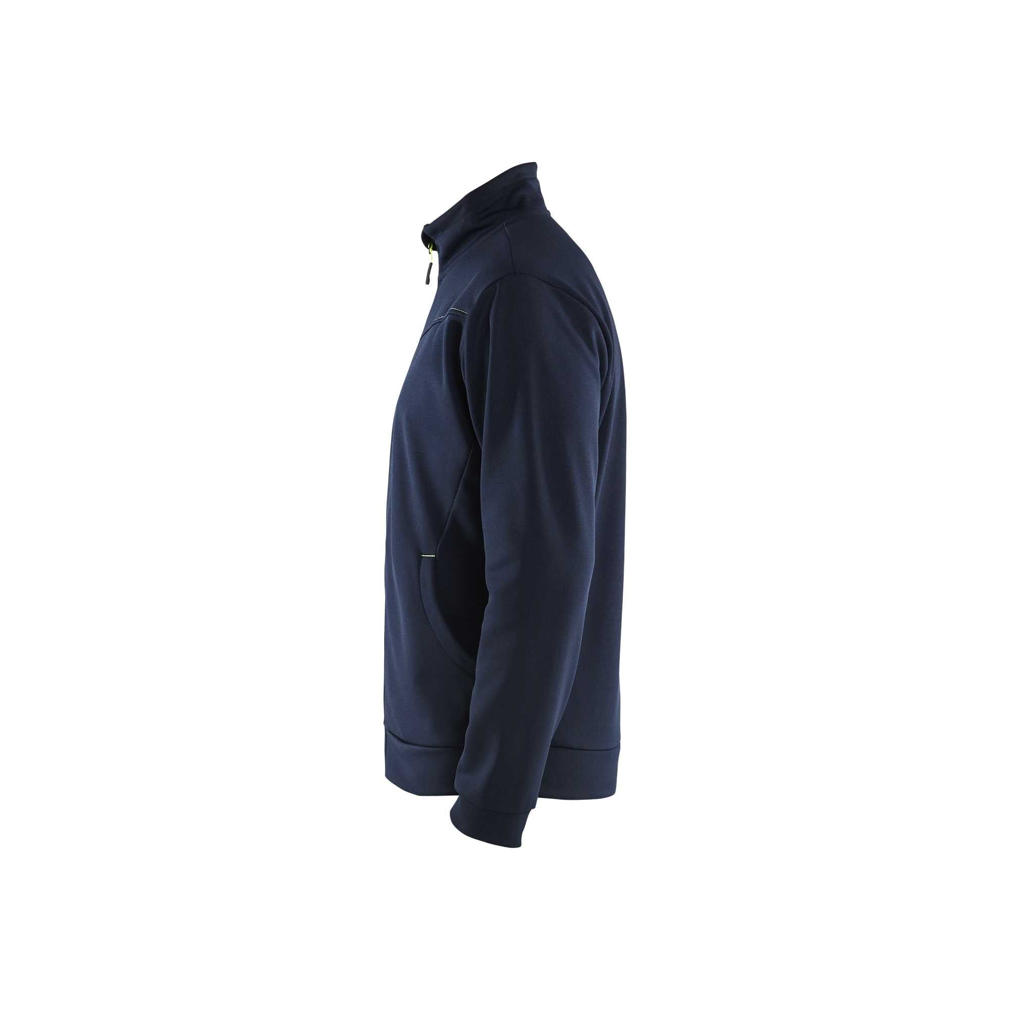 BLAKLADER 33622526 Sweatshirt With Full Zip Work Sweatshirt MEN - Pique Fleece